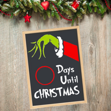 Load image into Gallery viewer, Christmas Countdown Board