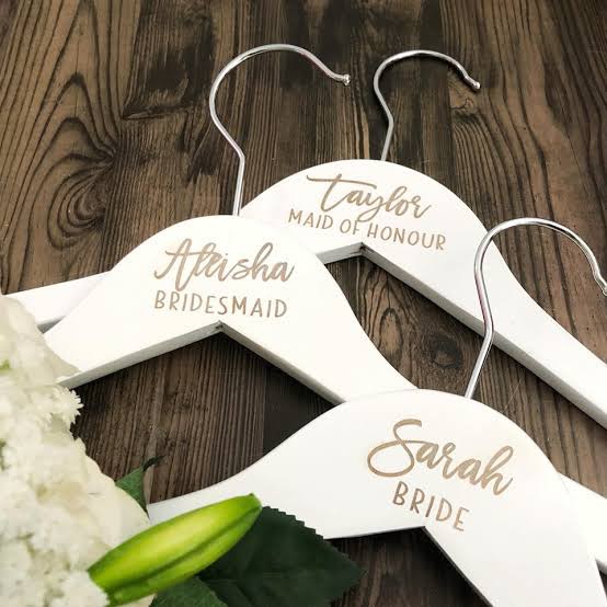 Personalised Bridal Hangers